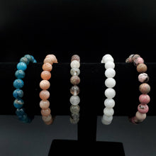 Load image into Gallery viewer, Gemstone Beaded Stretch Bracelet
