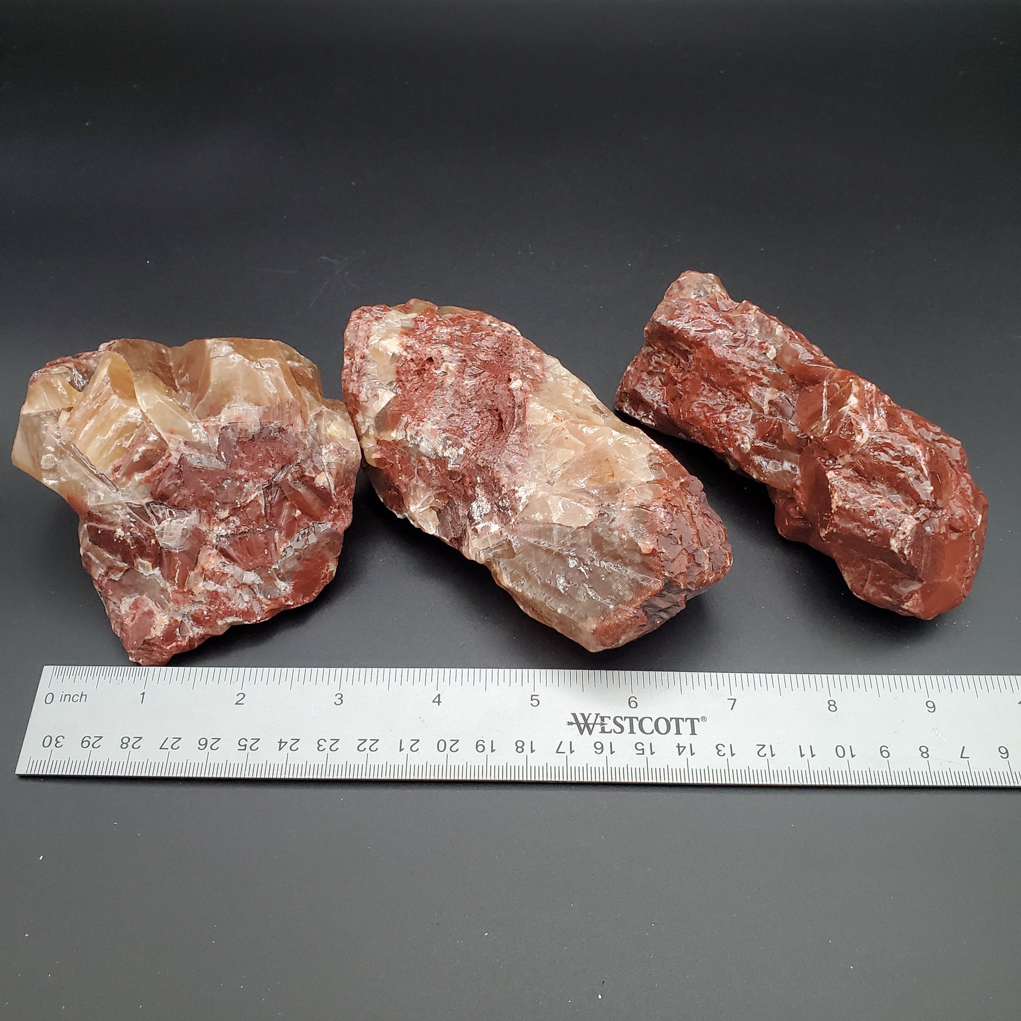 Red Calcite Crystals Rock Specimen Natural Unpolished $8 Per Pound – Coleman Mining