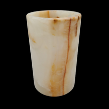 Load image into Gallery viewer, Carved Onyx Cylinder Lamp
