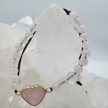 Load image into Gallery viewer, Rose Quartz Beaded Bracelet
