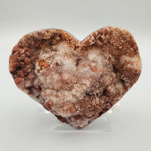 Load image into Gallery viewer, Pink Amethyst Druzy Heart
