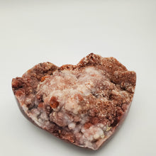 Load image into Gallery viewer, Pink Amethyst Druzy Heart Top

