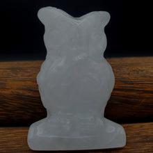 Load image into Gallery viewer, Quartz Crystal Carved Owl
