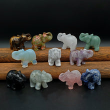 Load image into Gallery viewer, Semi-Precious Gemstone Elephants
