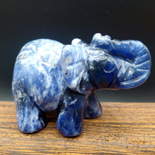 Load image into Gallery viewer, Sodalite Elephant Figurine
