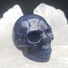 Load image into Gallery viewer, Lapis Carved Stone Skull
