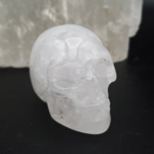 Load image into Gallery viewer, Crystal Carved Skulls Amethyst Labradorite Carved Skull Quartz Skull Rose Quartz
