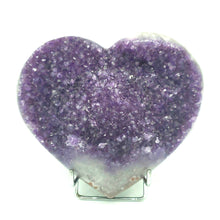 Load image into Gallery viewer, Carved Amethyst Crystal Heart
