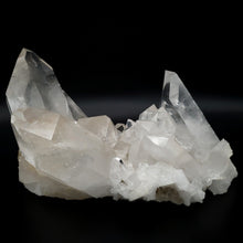 Load image into Gallery viewer, Ron Coleman Quartz Cluster With Multiple Large Clear Points And Several Smaller Crystal Points Throughout
