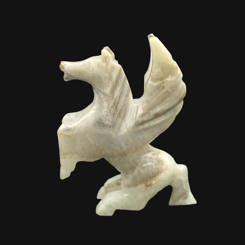 Carved Onyx Pegasus
