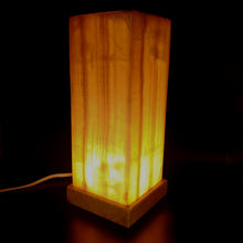Load image into Gallery viewer, Lighted 12&quot; Onyx Rectangular Lamp 
