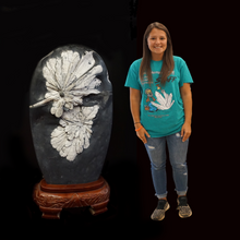 Load image into Gallery viewer, Chrysanthemum Stone Specimen With Girl
