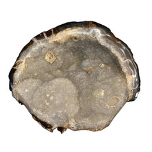 Load image into Gallery viewer, Top View White Drusy Crystals WIthin The Agate Specimen 
