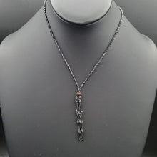 Load image into Gallery viewer, Black String Cage Necklace

