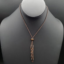 Load image into Gallery viewer, Brown String Cage Necklace
