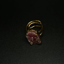 Load image into Gallery viewer, Pink Druzy Ring
