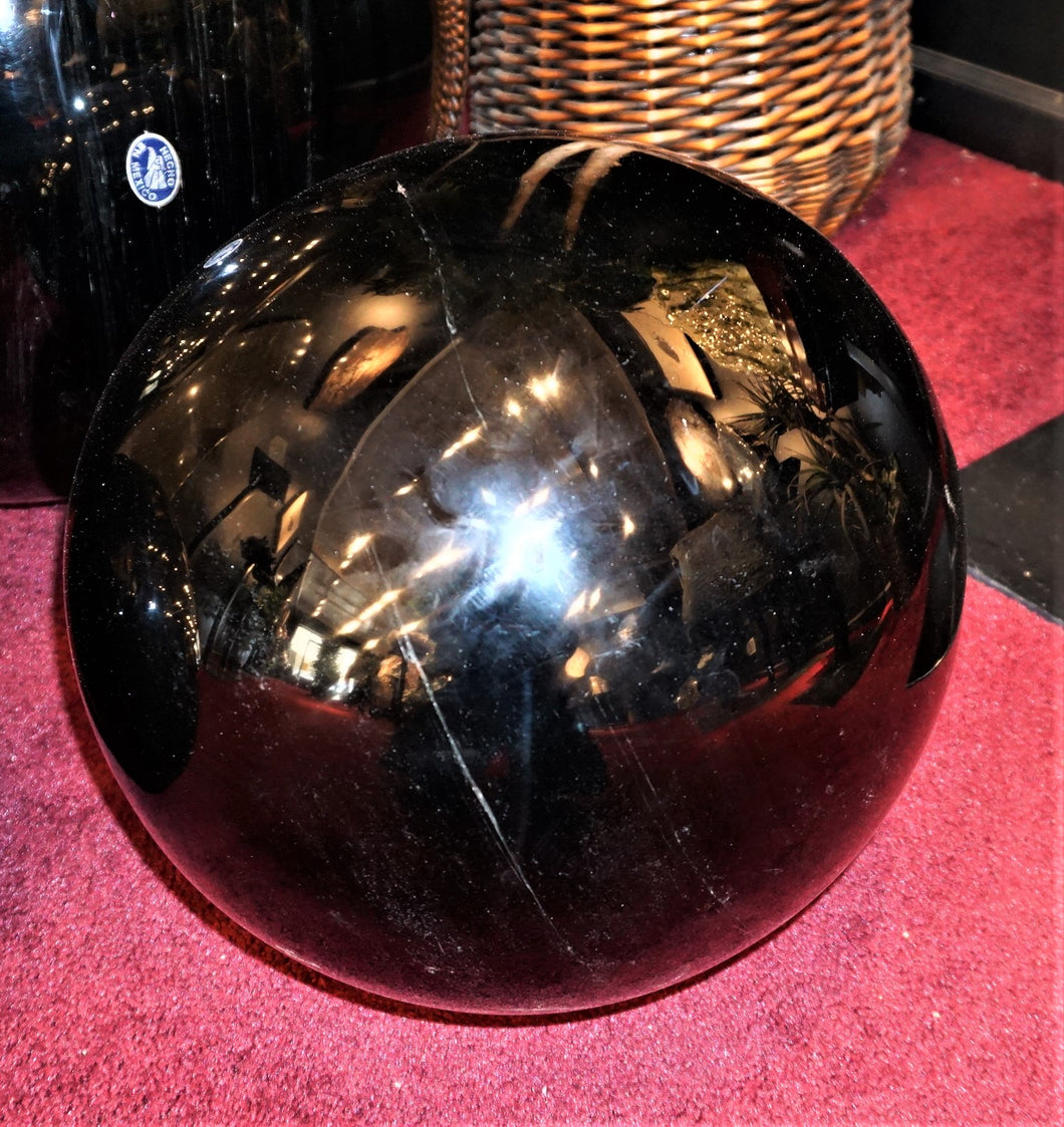 15 Inch Obsidian Sphere Home Decor