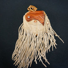 Load image into Gallery viewer, Tan Leather Fringe Pouch
