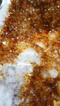 Load image into Gallery viewer, Close Up Of Side View Citrine Druzy Cathedral
