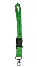 Load image into Gallery viewer, Lime Green Two Part Lanyard Ron Coleman Mining Souvenir
