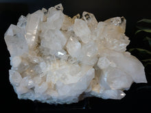 Load image into Gallery viewer, 41 Inch Long Clear Points With Some Opaque Points Arkansas Quartz Crystal Cluster Hand Dug At Ron Coleman Mining
