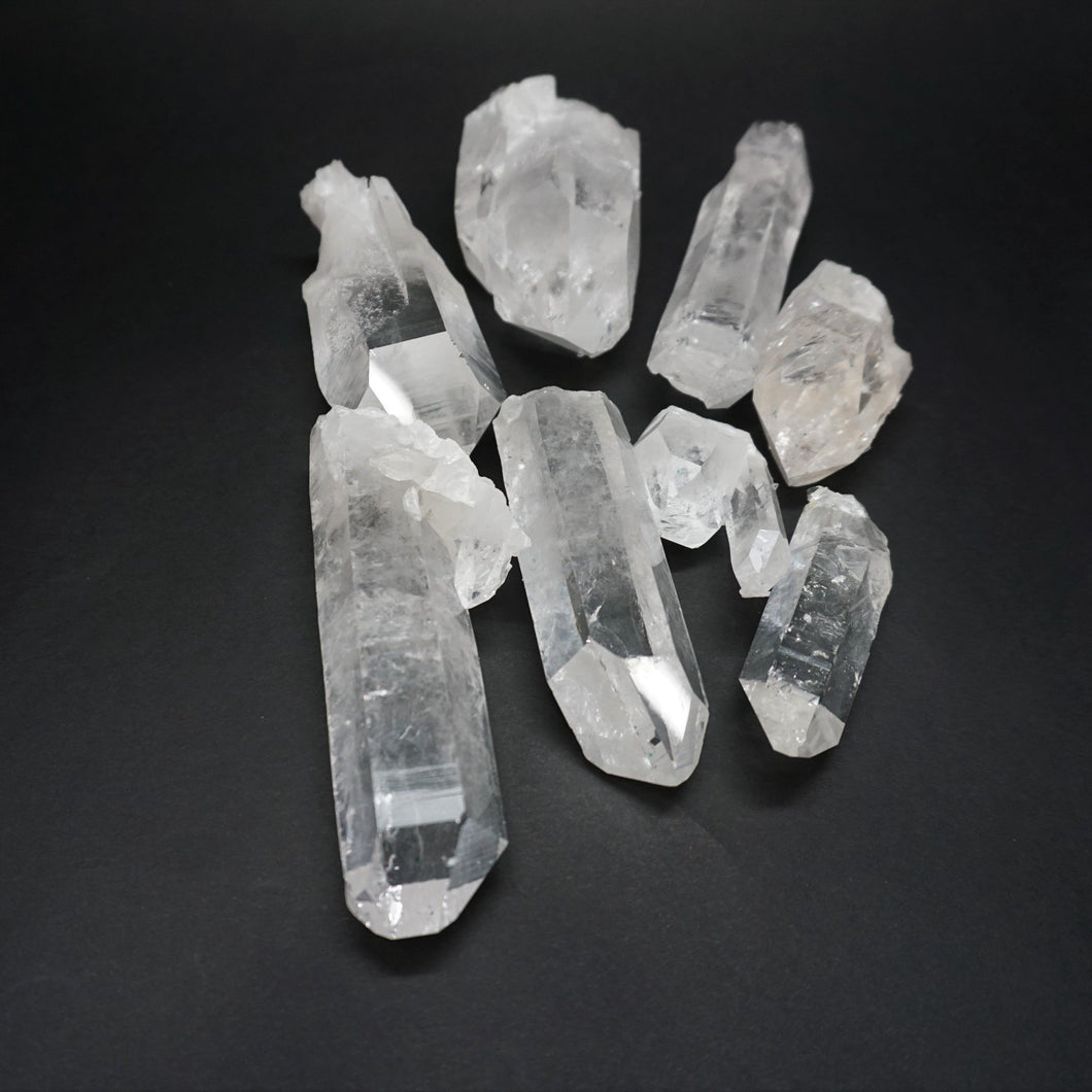 Water Clear Arkansas Natural Crystals Points $200 Per Pound