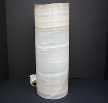 Load image into Gallery viewer, Ron Coleman Mining Gift Shop Item Mexican Onyx Cylinder Table Lamp
