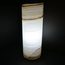 Load image into Gallery viewer, Onyx Cylinder Table Lamp

