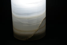 Load image into Gallery viewer, Mexican Onyx Lamp Cylinder Table Lamp Stone Lamps For Sale
