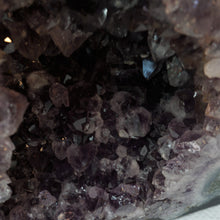 Load image into Gallery viewer, Amethyst Cathedral Geode Closeup

