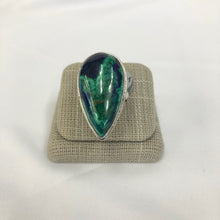 Load image into Gallery viewer, Malachite &amp; Azurite Cabochon Ring
