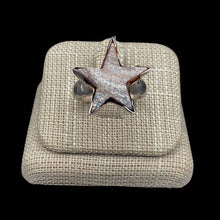 Load image into Gallery viewer, Front Side Of Sterling Silver Druzy Star Ring

