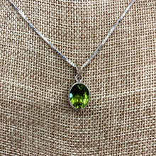 Load image into Gallery viewer, Up Close View Of Peridot Pendant
