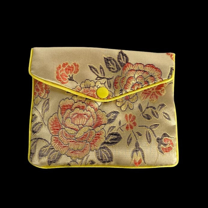 Cream Jewelry Bag