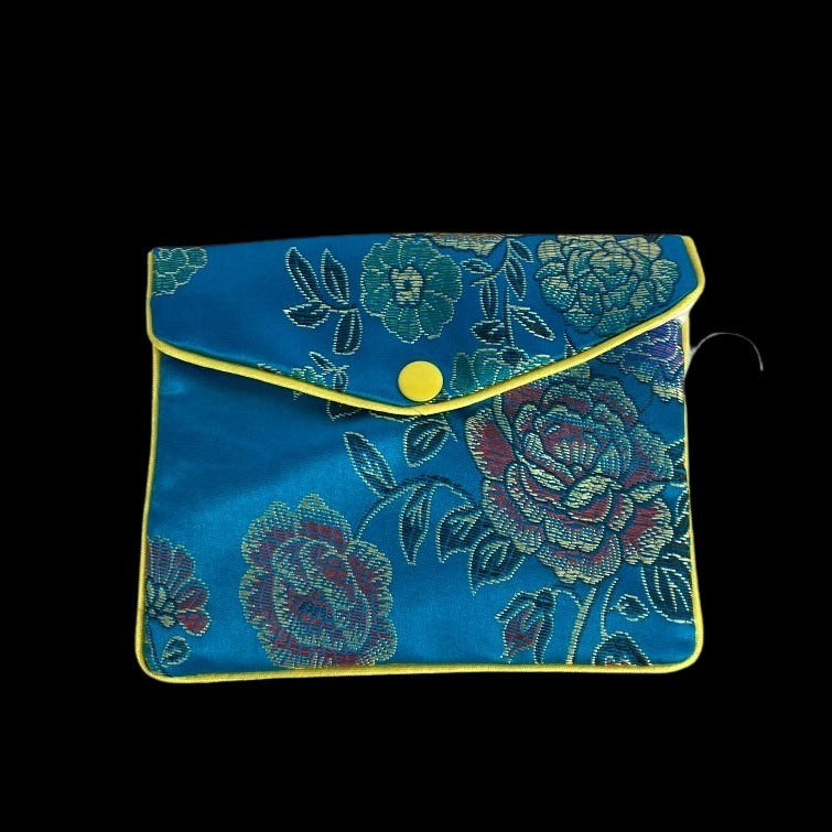 Blue Jewelry Bag