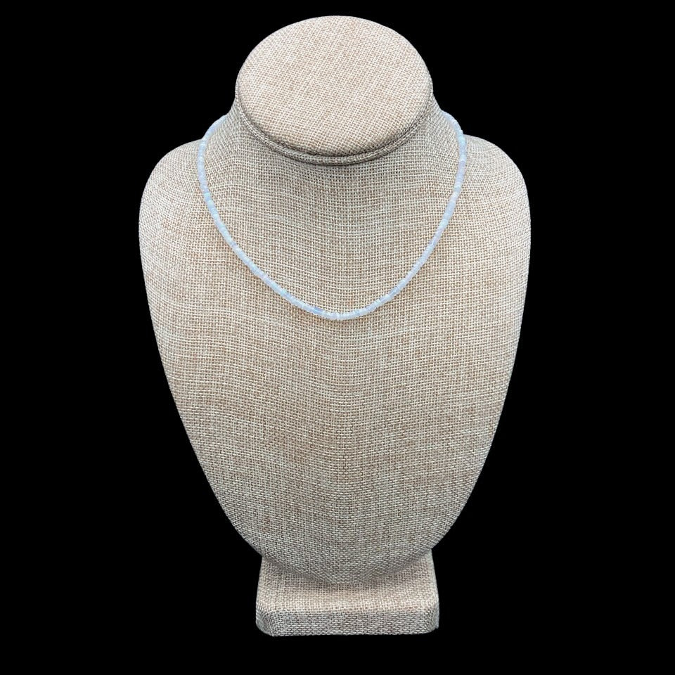 Sterling Silver And Ethopian Beaded Necklace