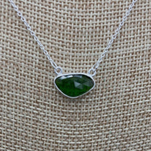 Load image into Gallery viewer, Close Up Of Chrome Diopside Gemstone Pendant
