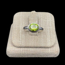 Load image into Gallery viewer, Sterling Silver Peridot Ring
