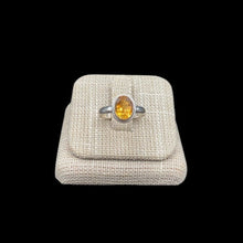 Load image into Gallery viewer, Sterling Silver And Citrine Gemstone Ring
