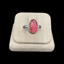 Load image into Gallery viewer, Sterling Silver And Pink Tourmaline Gemstone Ring
