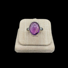 Load image into Gallery viewer, Sterling Silver And Amethyst Gemstone Ring
