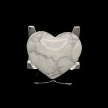 Load image into Gallery viewer, White Howlite Gemstone Heart
