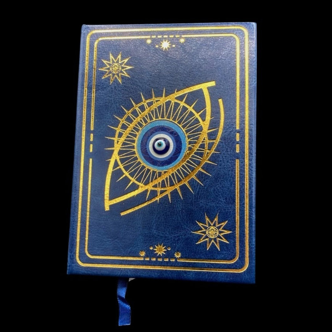 The Face Of The Journal Includes A Blue Evil Eye Gold Stars