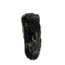 Load image into Gallery viewer, Side View Of Raw Black Tourmaline With Mica Specimen
