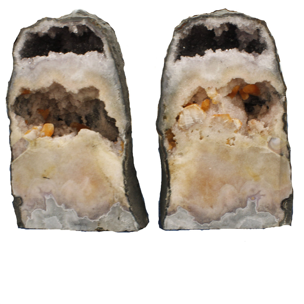 Amethyst Cathedral Pair Luxury Home Interior Decor