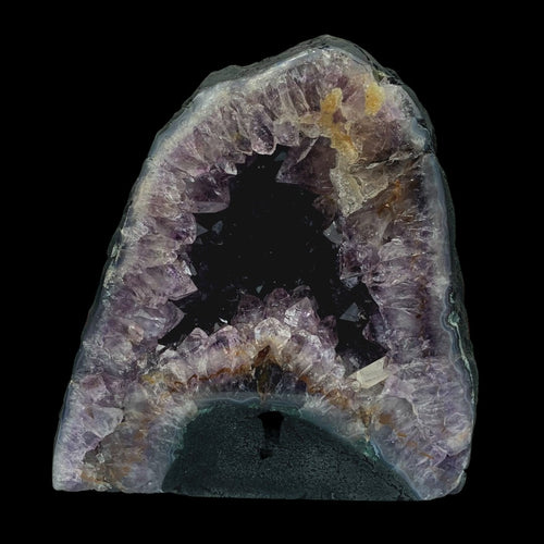 Front Polished Side Of Amethyst Cathedral Geode