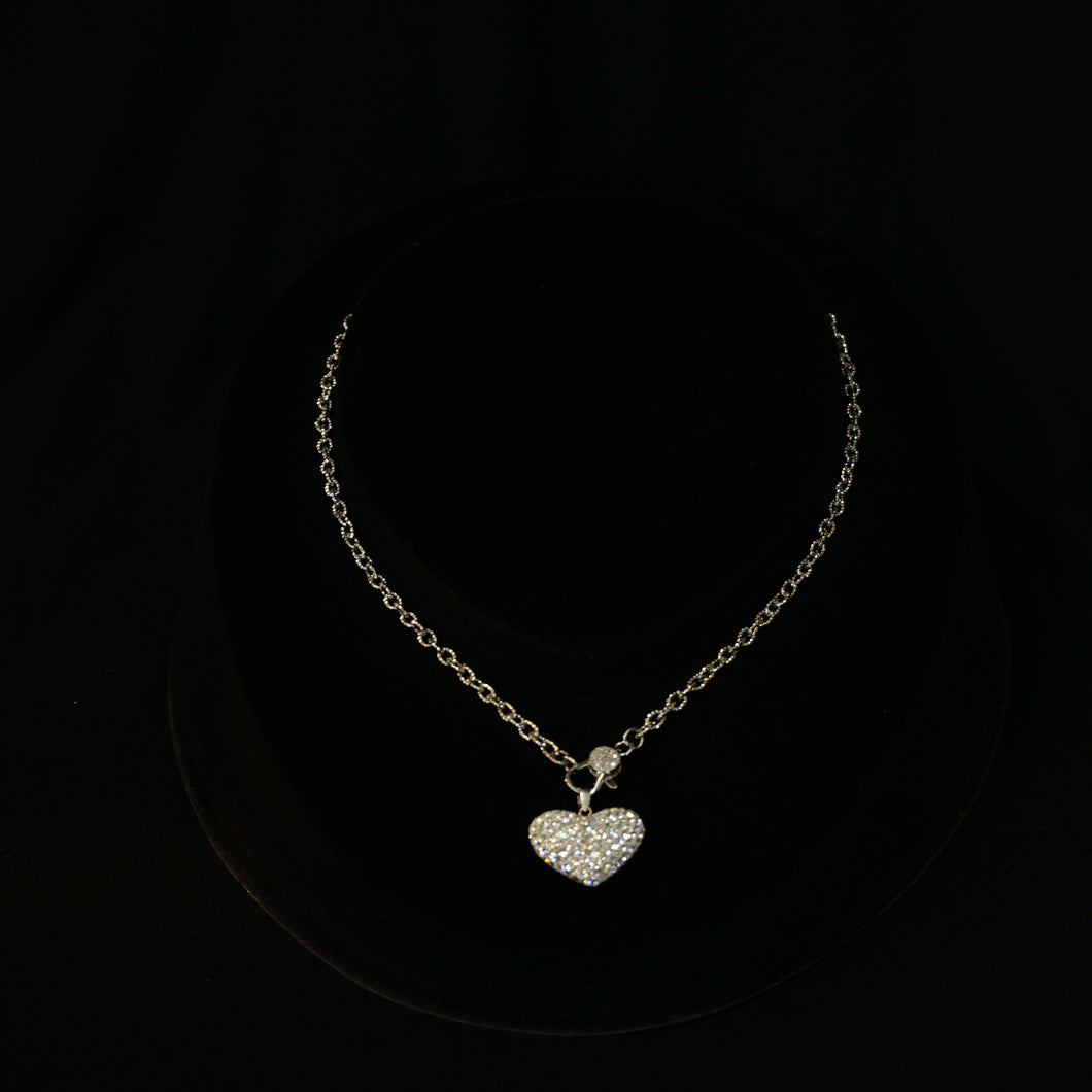 Swarovski Crystal Heart Necklace Gift For Her