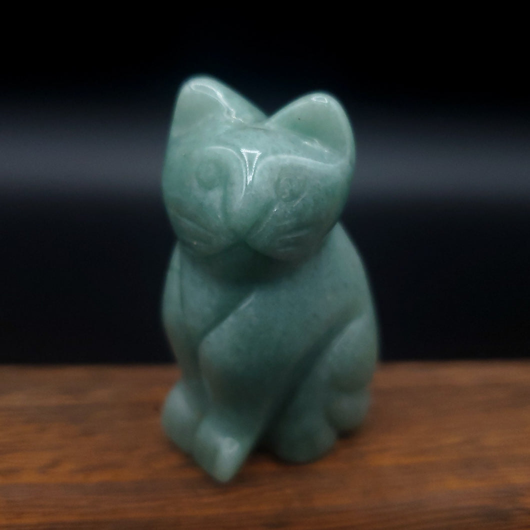 Aventurine Cat Figurine