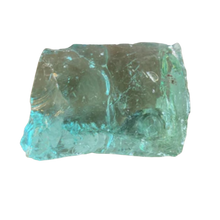 Load image into Gallery viewer, Close Up Coke Bottle Blue Slag Glass
