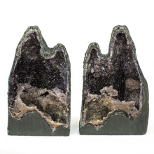 Load image into Gallery viewer, Amethyst Geode Church Pair
